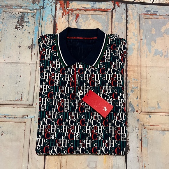 Carolina Herrera Men Polo Shirt M - Picture 2 of 4